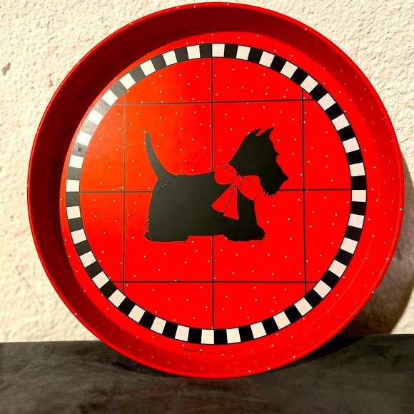 Vintage Scottie Dog Tray - Picture 1 of 2